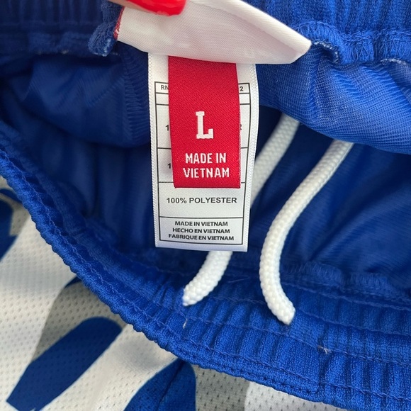 Mitchell & Ness Jumbotron 2.0 Sublimated Dodgers Shorts Mens Blue sz Large - Picture 5 of 8